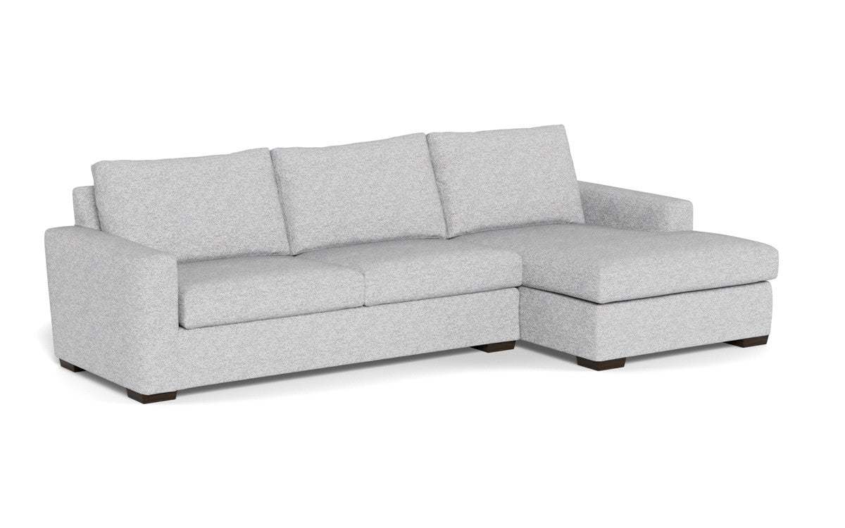 Mesa 123" Right Chaise Sectional - Delray Smoke