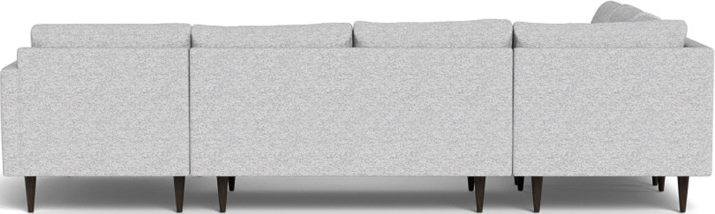 Wallace 130" Untufted Corner Sectionals w. Right Chaise - Curious Snow
