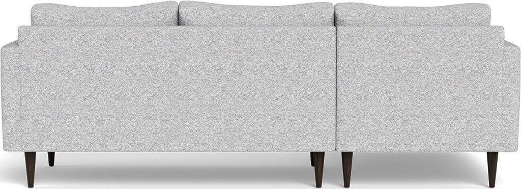 Wallace 98" Untufted Left Chaise Sectional - Delray Smoke