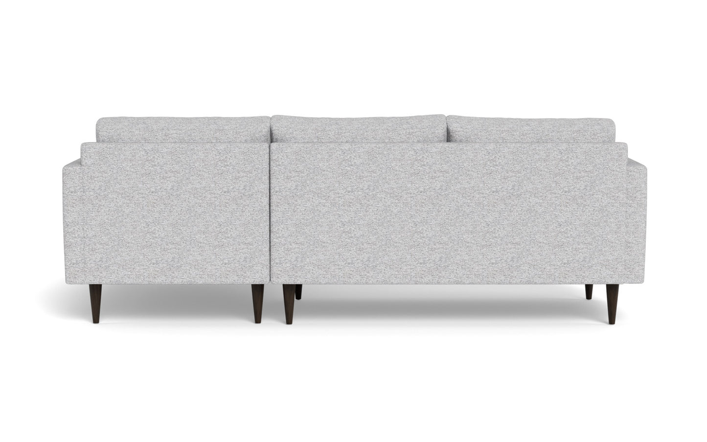 Wallace 98" Untufted Right Chaise Sectional - Delray Smoke
