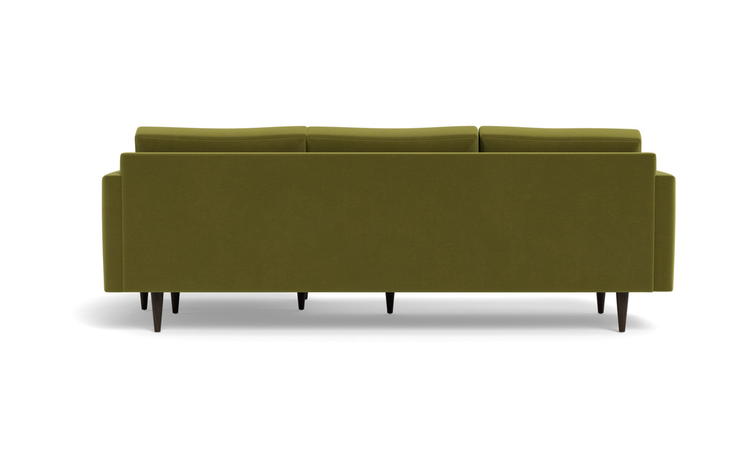 Wallace 98" Untufted Reversible Chaise Sofa - Delray Smoke