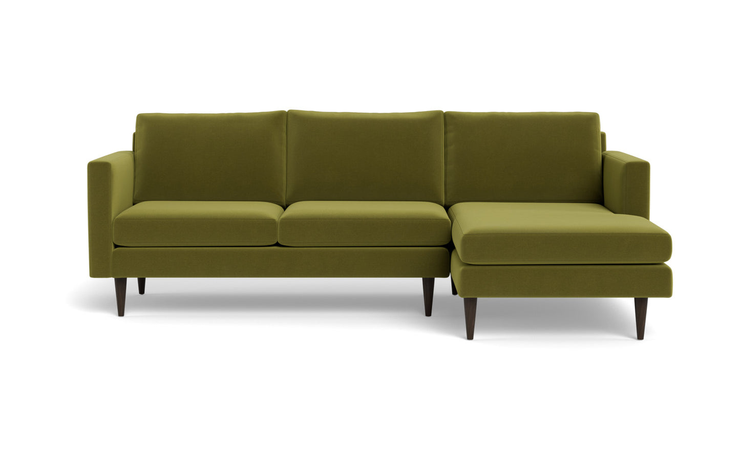 Wallace 98" Untufted Right Chaise Sectional - Dream Apple