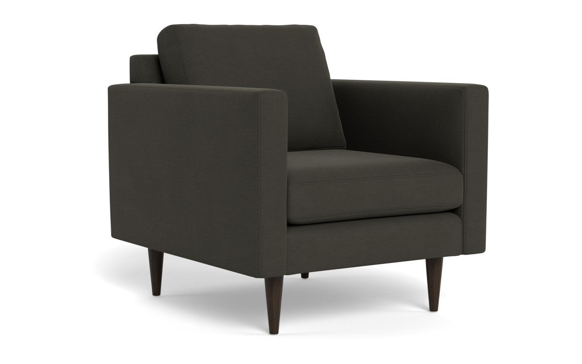 Wallace 34" Untufted Arm Chair - Dream Chocolate