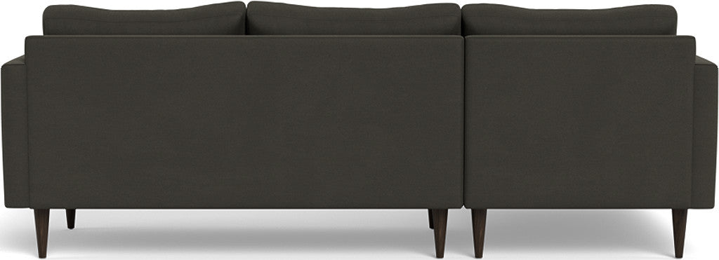 Wallace 98" Untufted Left Chaise Sectional - Dream Chocolate