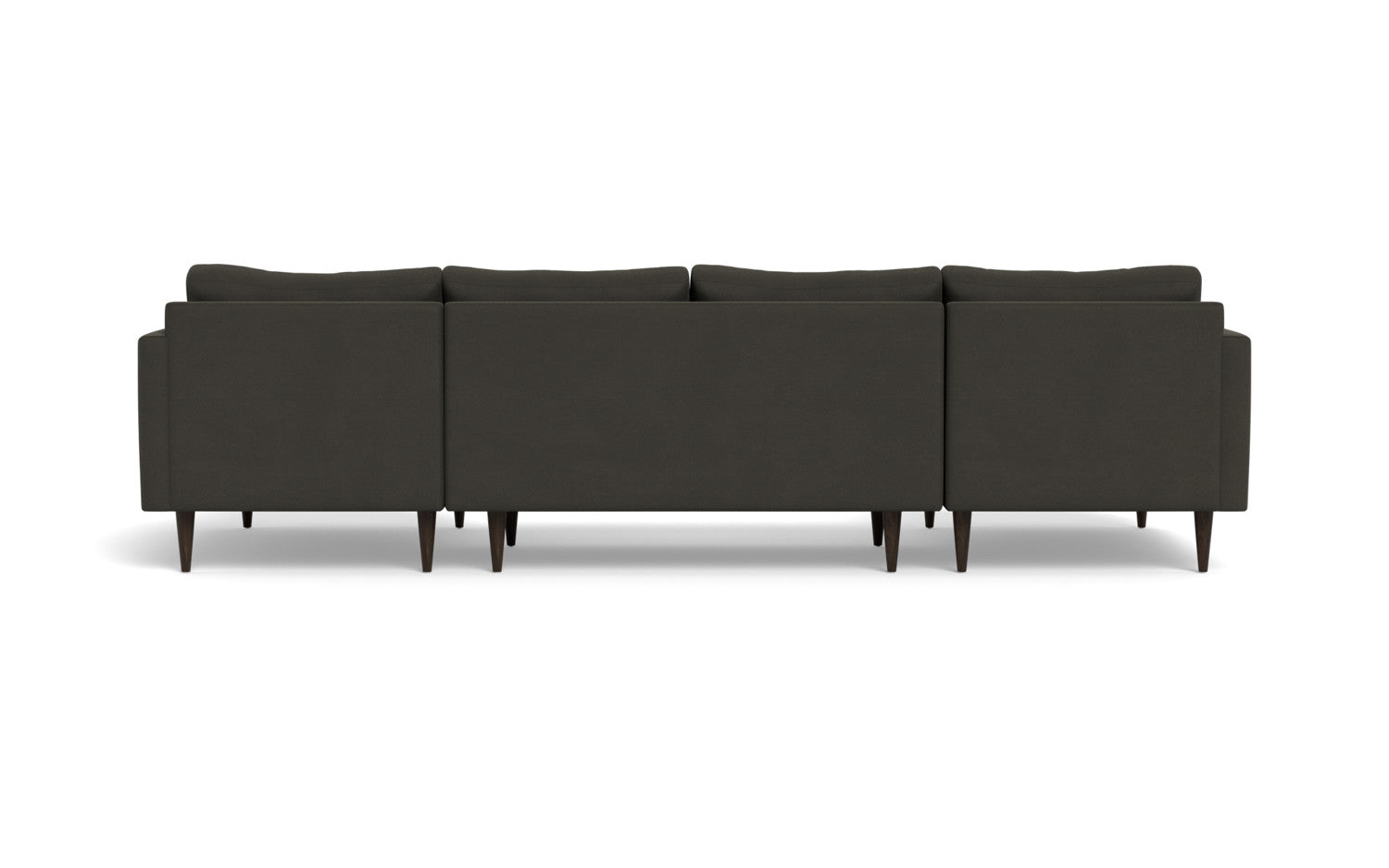 Wallace 126" Untufted Double Chaise U Sectional - Dream Apple