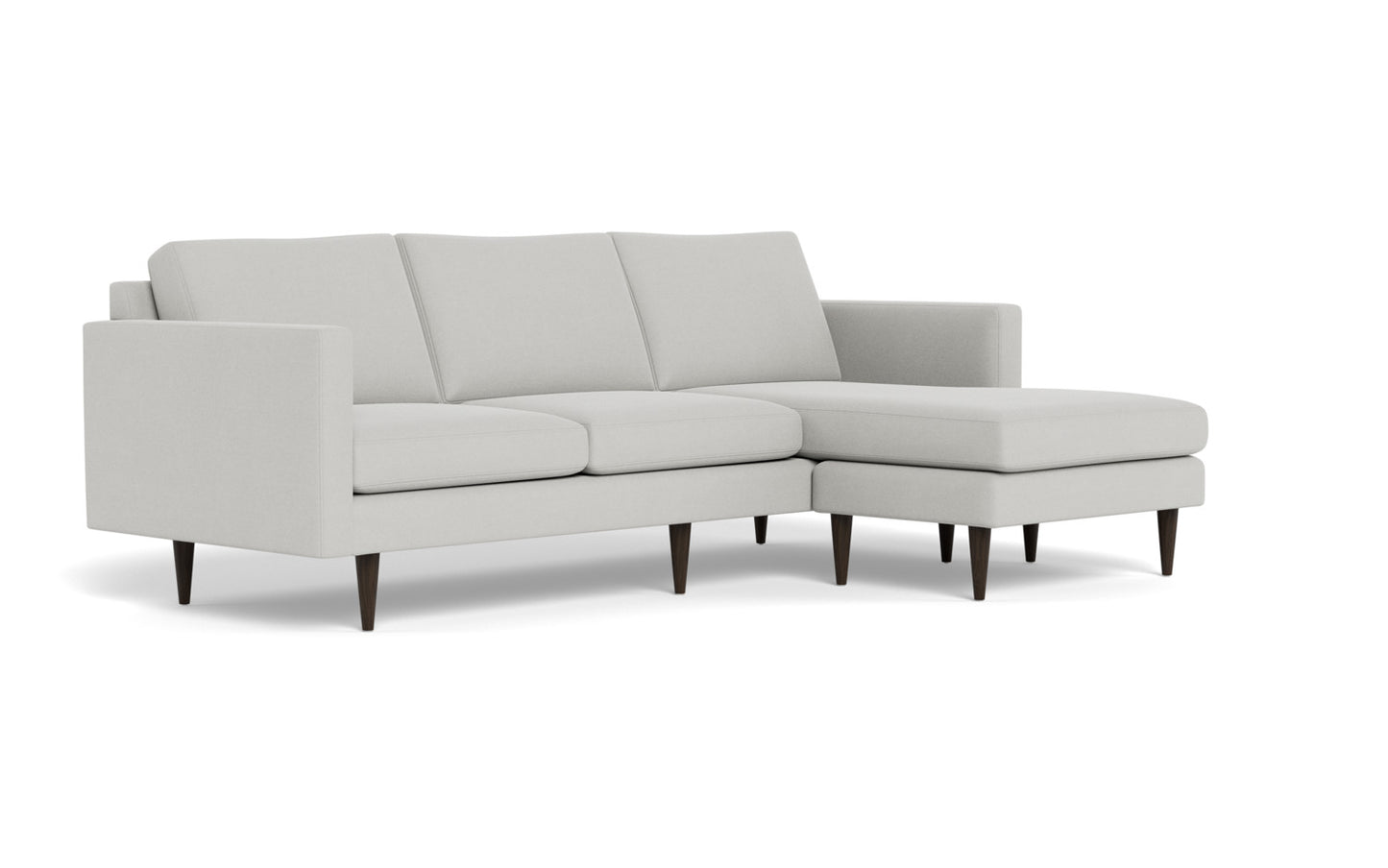 Wallace 98" Untufted Reversible Chaise Sofa - Dream Dove