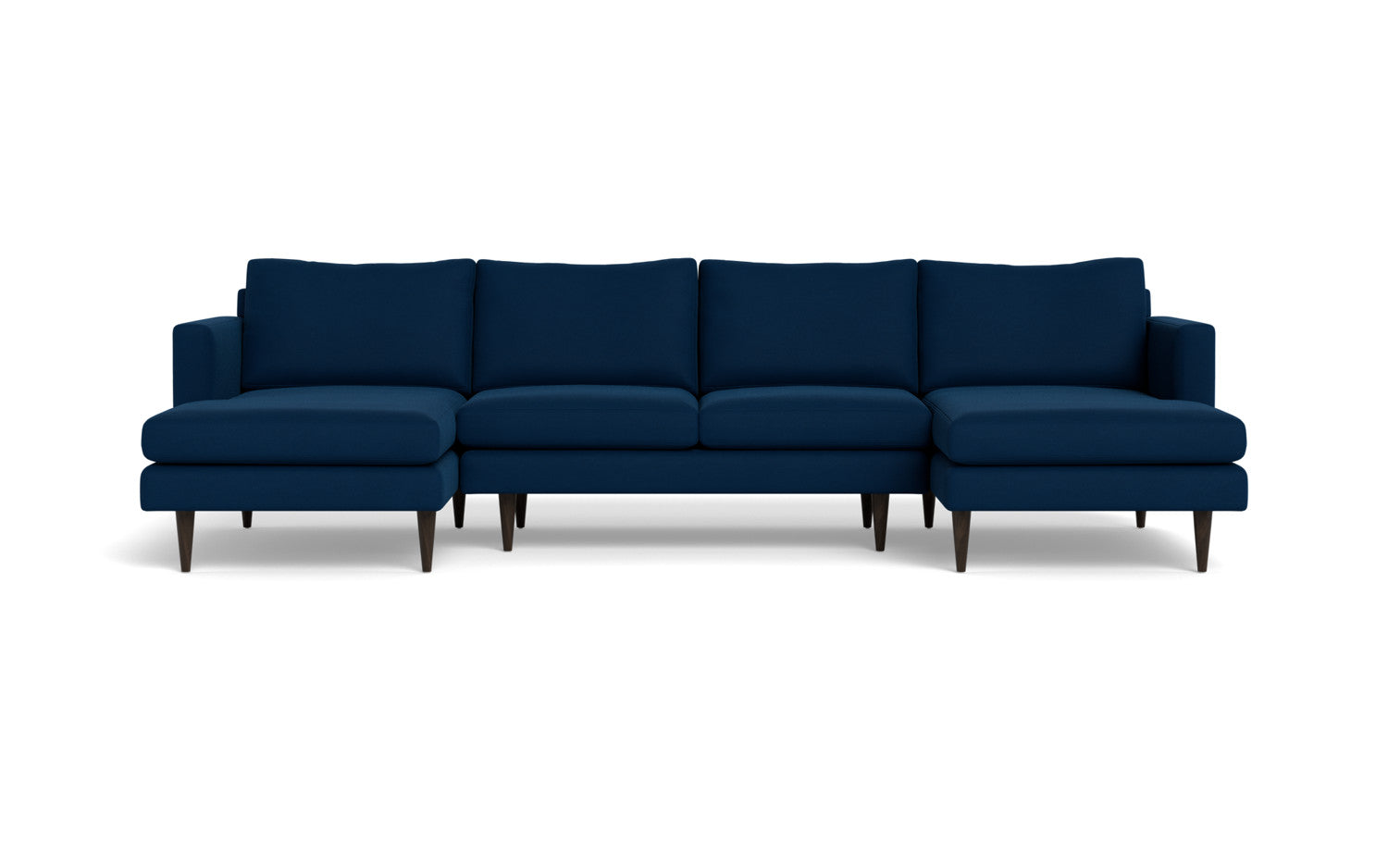 Wallace 126" Untufted Double Chaise U Sectional - Dream Dove