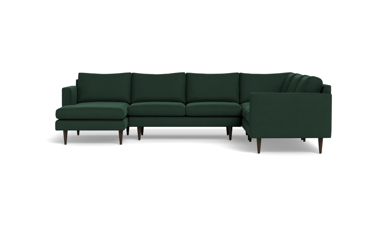 Wallace 130" Untufted Corner Sectionals w. Left Chaise - Dream Eclipse