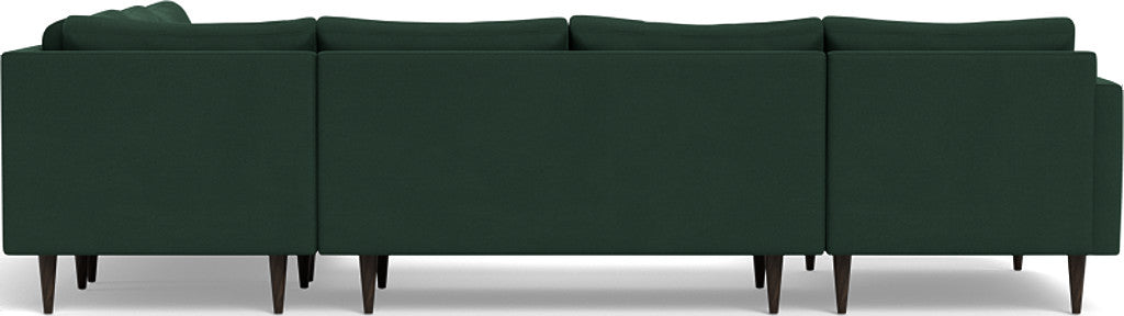Wallace 130" Untufted Corner Sectionals w. Left Chaise - Dream Eclipse