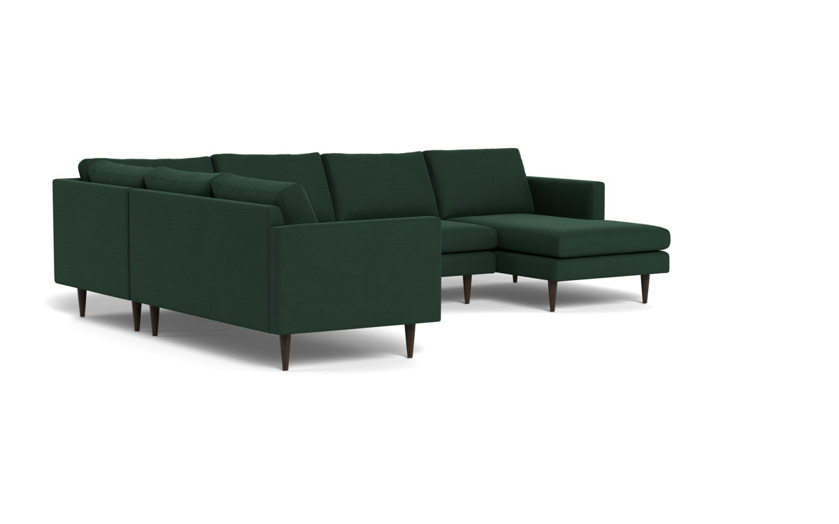Wallace 130" Untufted Corner Sectionals w. Right Chaise - Dream Eclipse