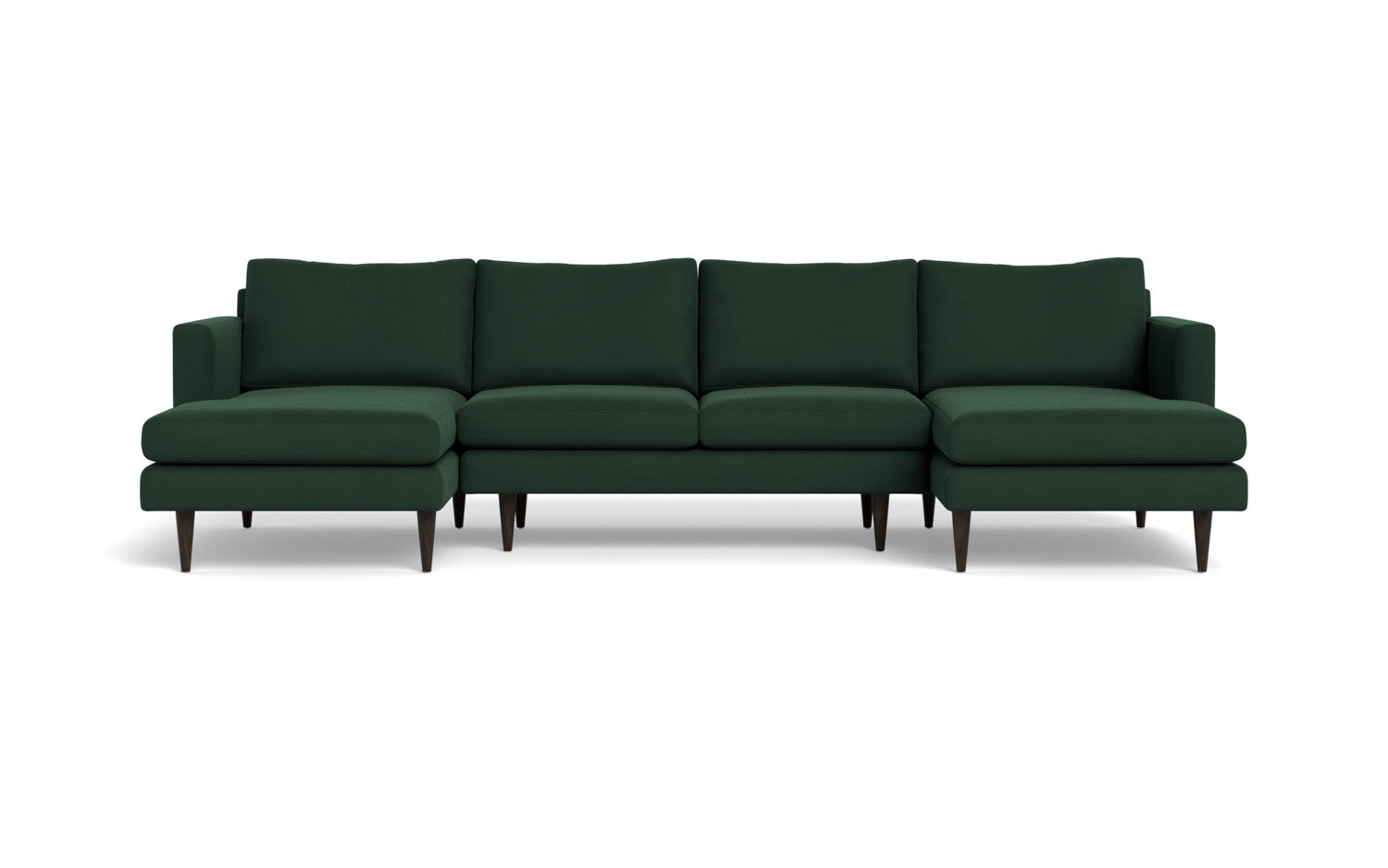 Wallace 126" Untufted Double Chaise U Sectional - Dream Eclipse