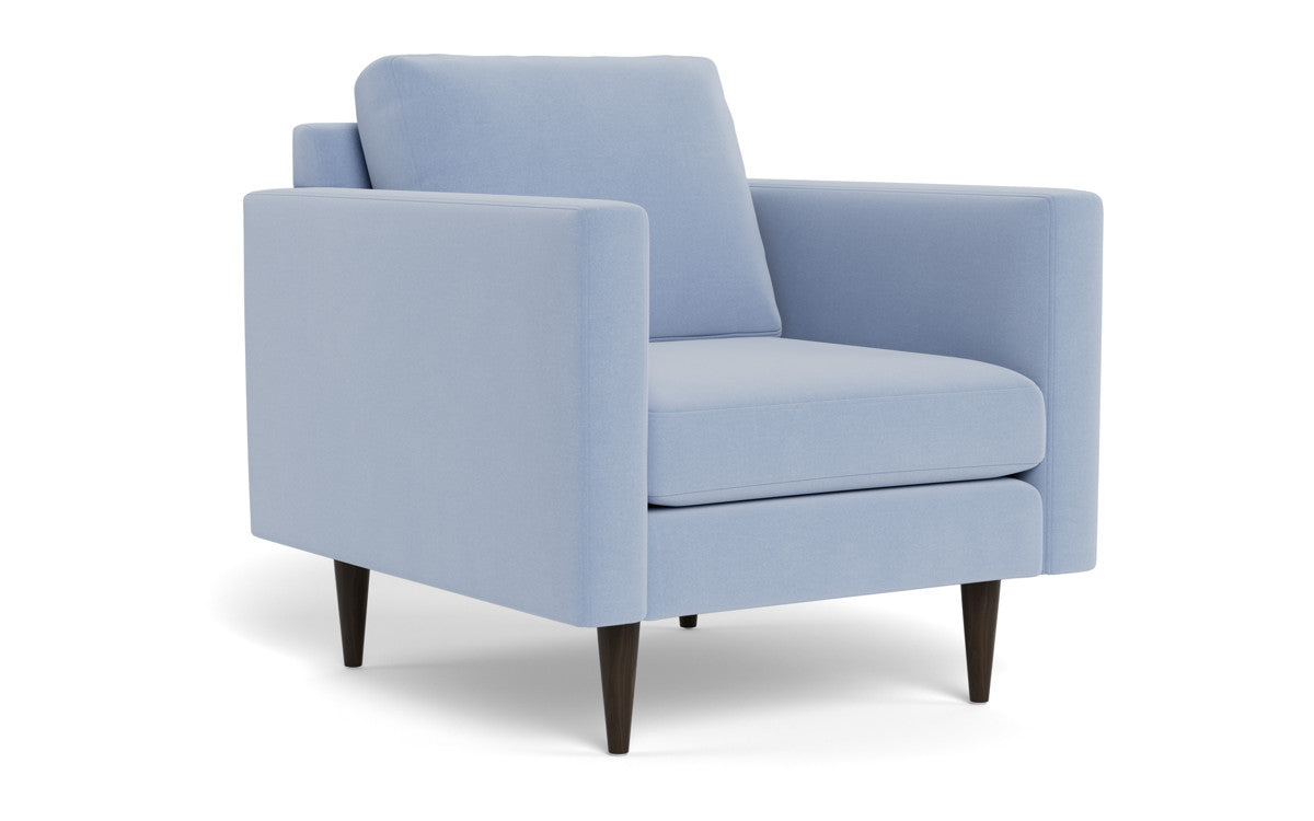 Wallace 34" Untufted Arm Chair - Dream French Blue