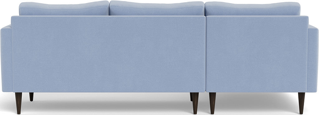 Wallace 98" Untufted Left Chaise Sectional - Dream French Blue