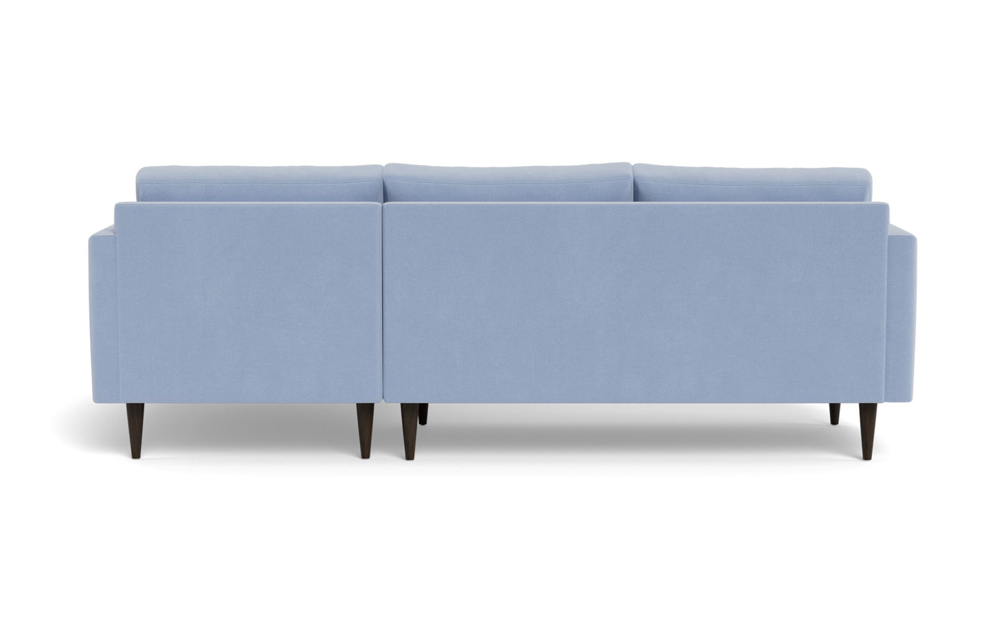 Wallace 98" Untufted Right Chaise Sectional - Dream French Blue