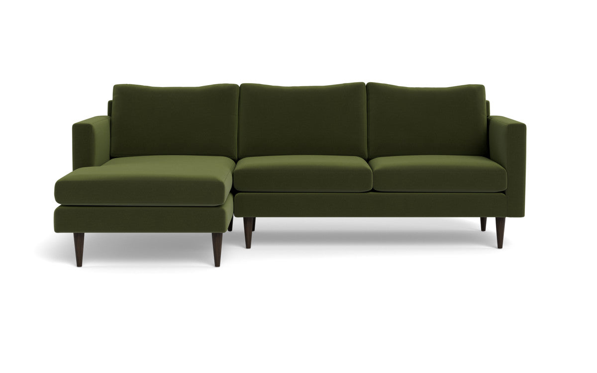 Wallace 98" Untufted Left Chaise Sectional - Dream French Blue