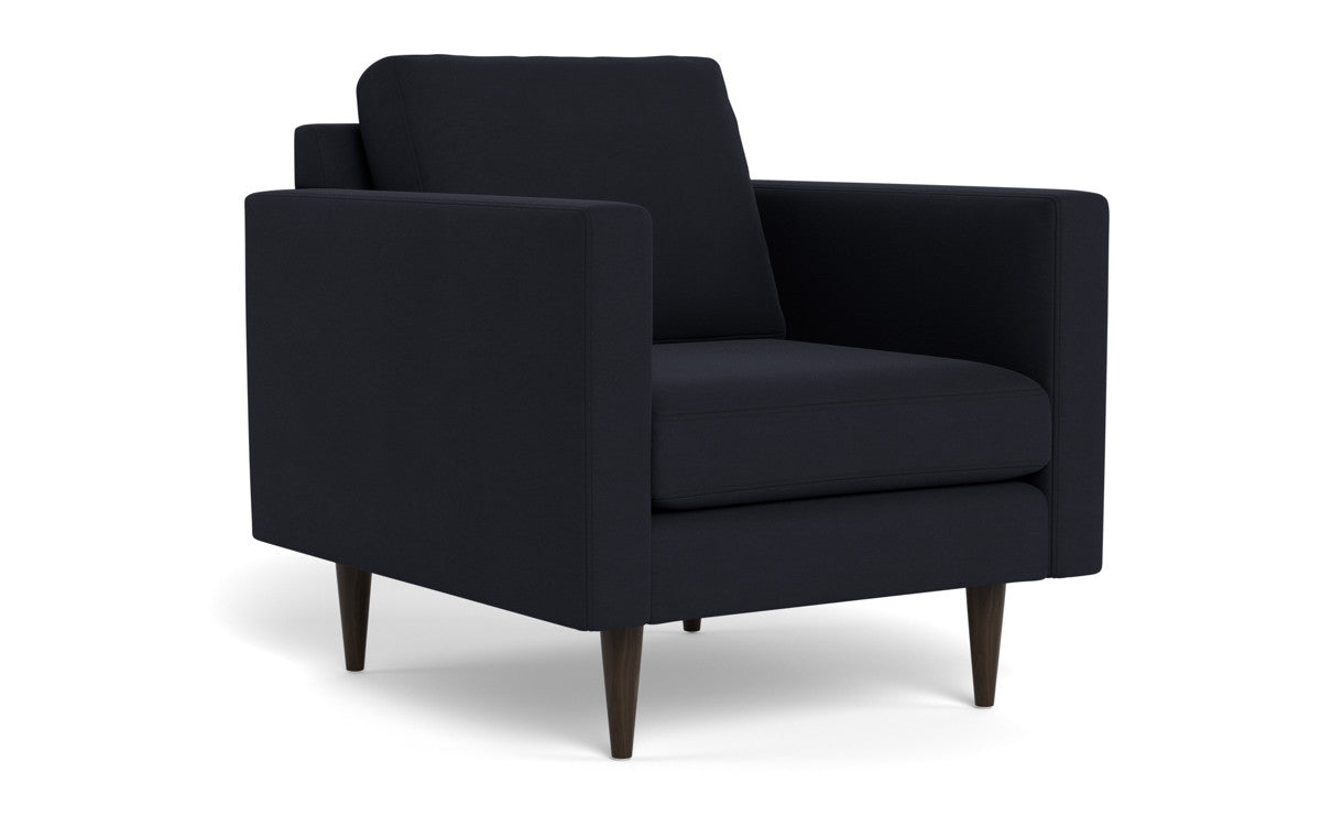 Wallace 34" Untufted Arm Chair - Dream Onyx