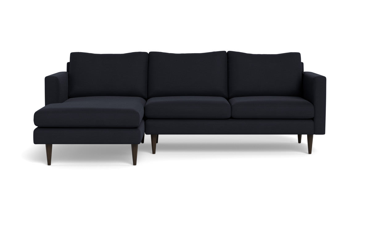 Wallace 98" Untufted Left Chaise Sectional - Dream Onyx