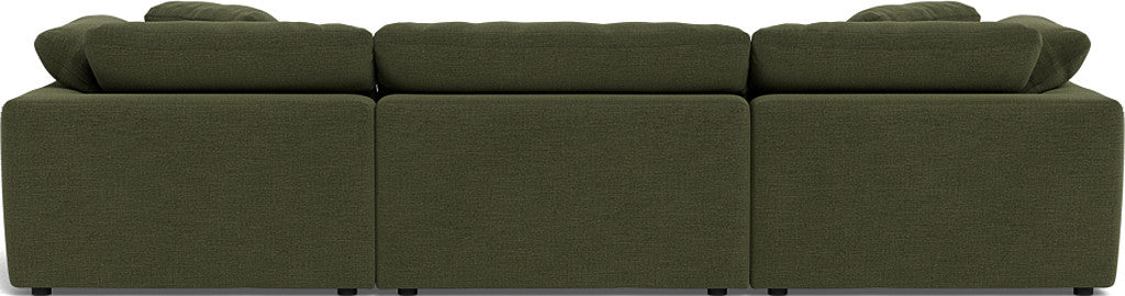 Fluffy 133.5" 3pc Sofa - Elliot Avocado