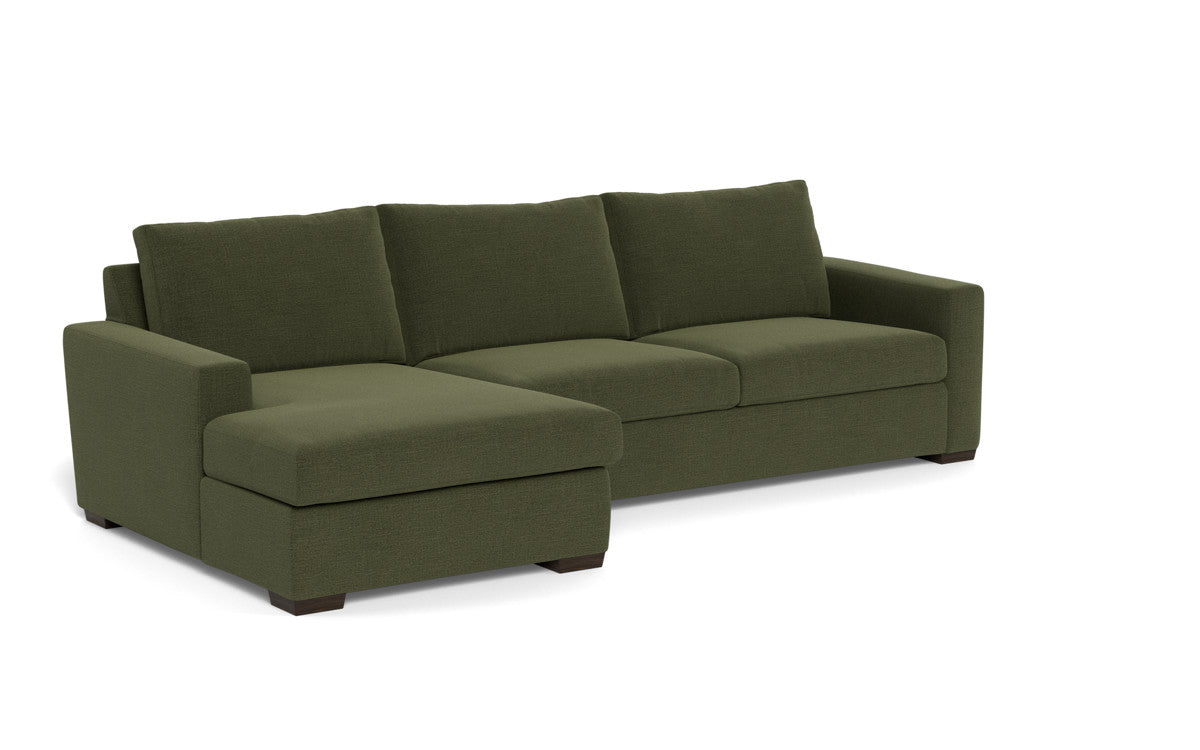 Mesa 123" Left Chaise Sectional - Elliot Avocado