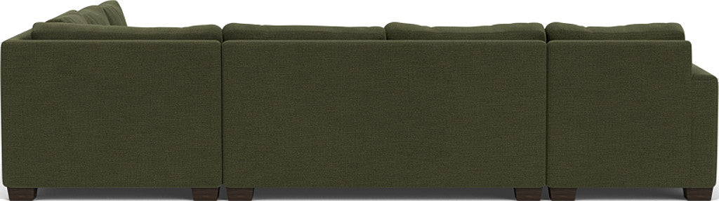 Track 141" Corner Sectionals W. Full Sleeper & Left Chaise - Elliot Avocado