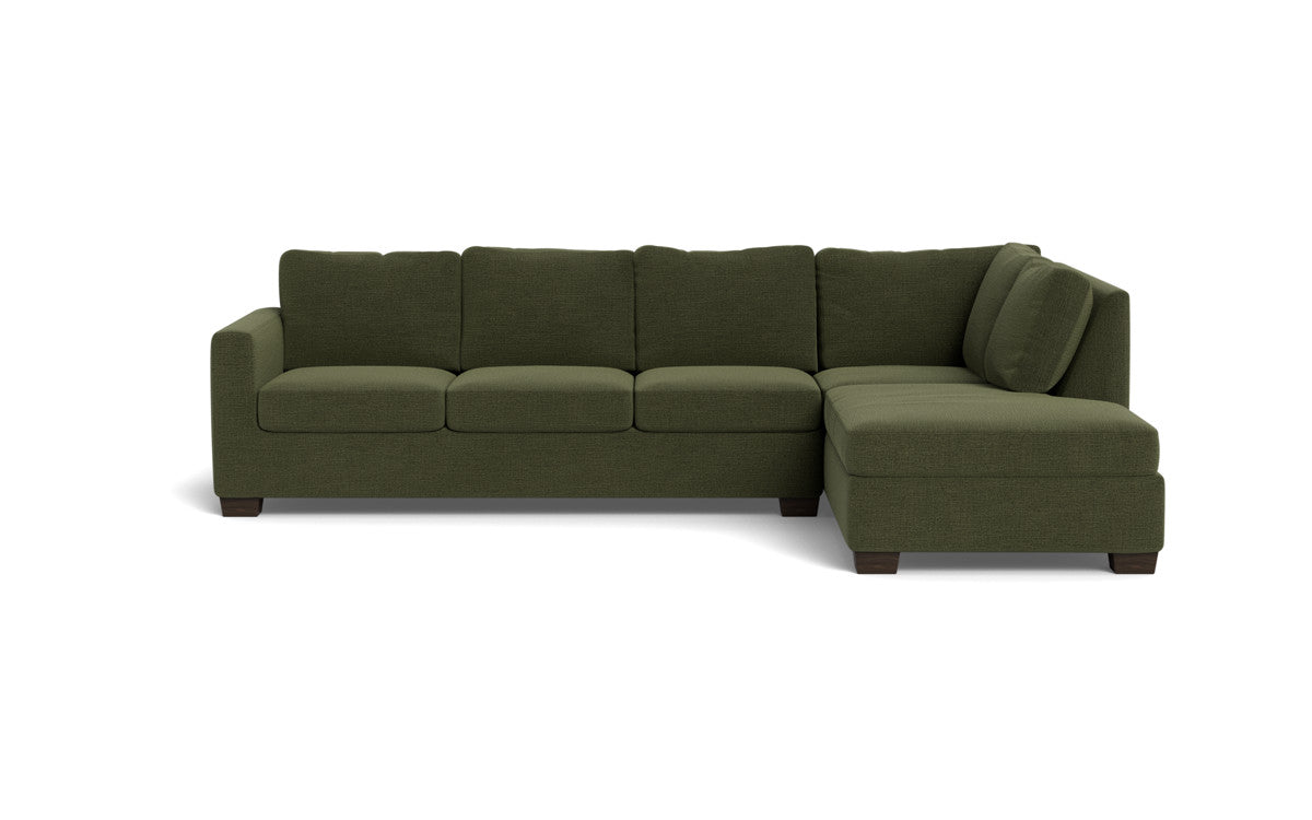 Track 121" Right Chaise Sectional - Elliot Avocado