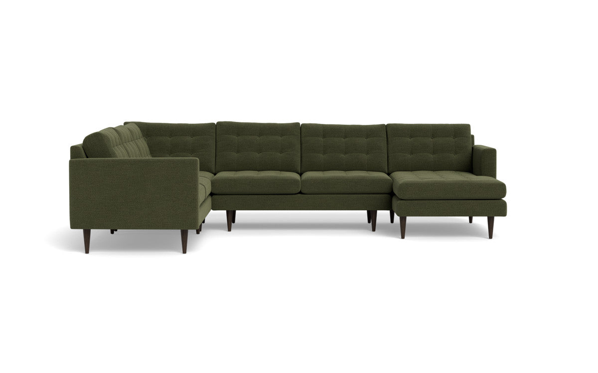 Wallace 130" Corner Sectionals w. Right Chaise - Elliot Avocado