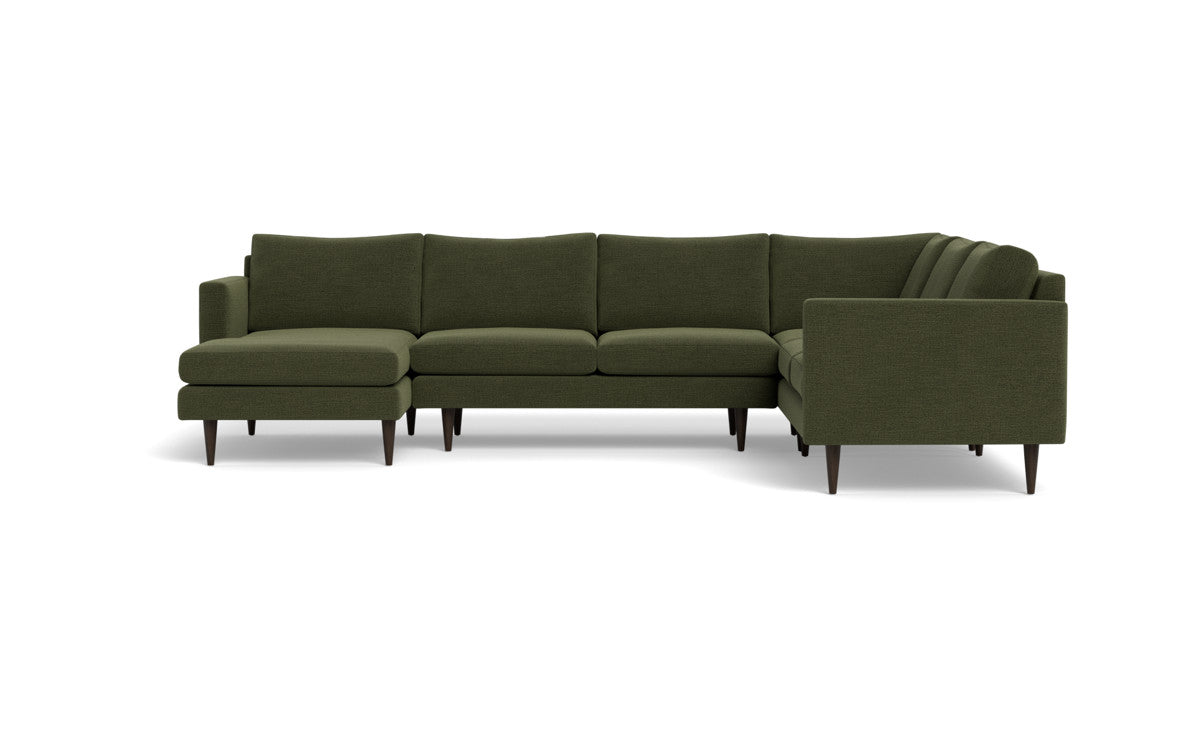 Wallace 130" Untufted Corner Sectionals w. Left Chaise - Dream Pool