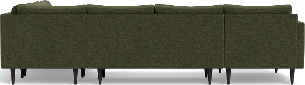 Wallace 130" Untufted Corner Sectionals w. Left Chaise - Dream Pool