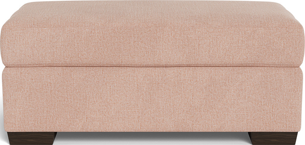Mesa Storage Ottoman - Elliot Blush