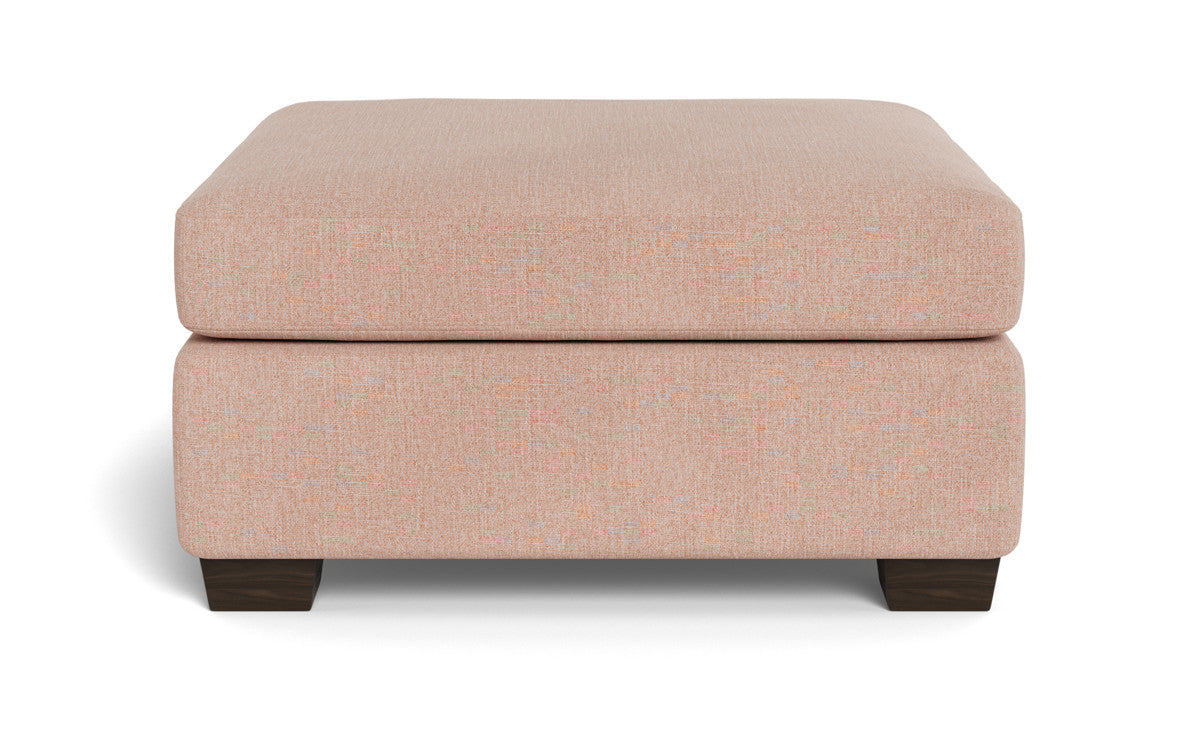 Mesa Storage Cocktail Ottoman - Elliot Blush