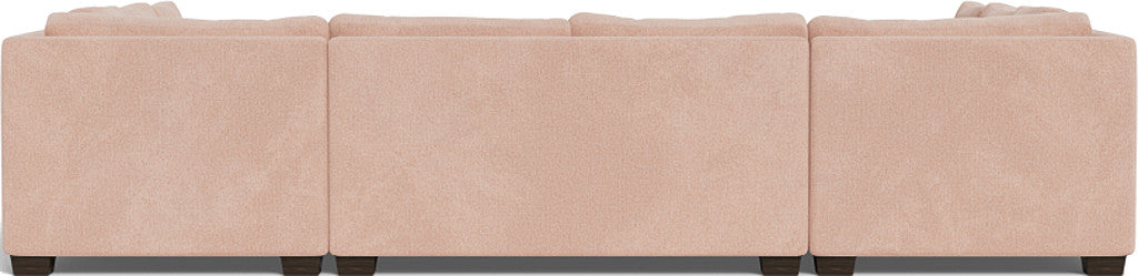 Track 141" Corner Sofa U Sectional - Elliot Blush