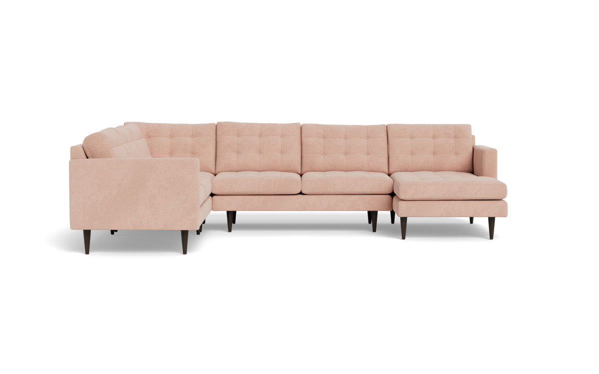 Wallace 130" Corner Sectionals w. Right Chaise - Elliot Blush