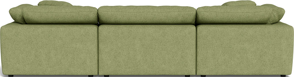 Fluffy 133.5" 3pc Sofa - Elliot Celadon
