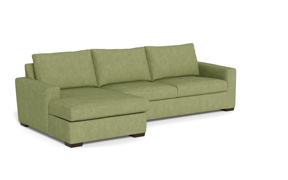 Mesa 123" Left Chaise Sectional - Elliot Celadon