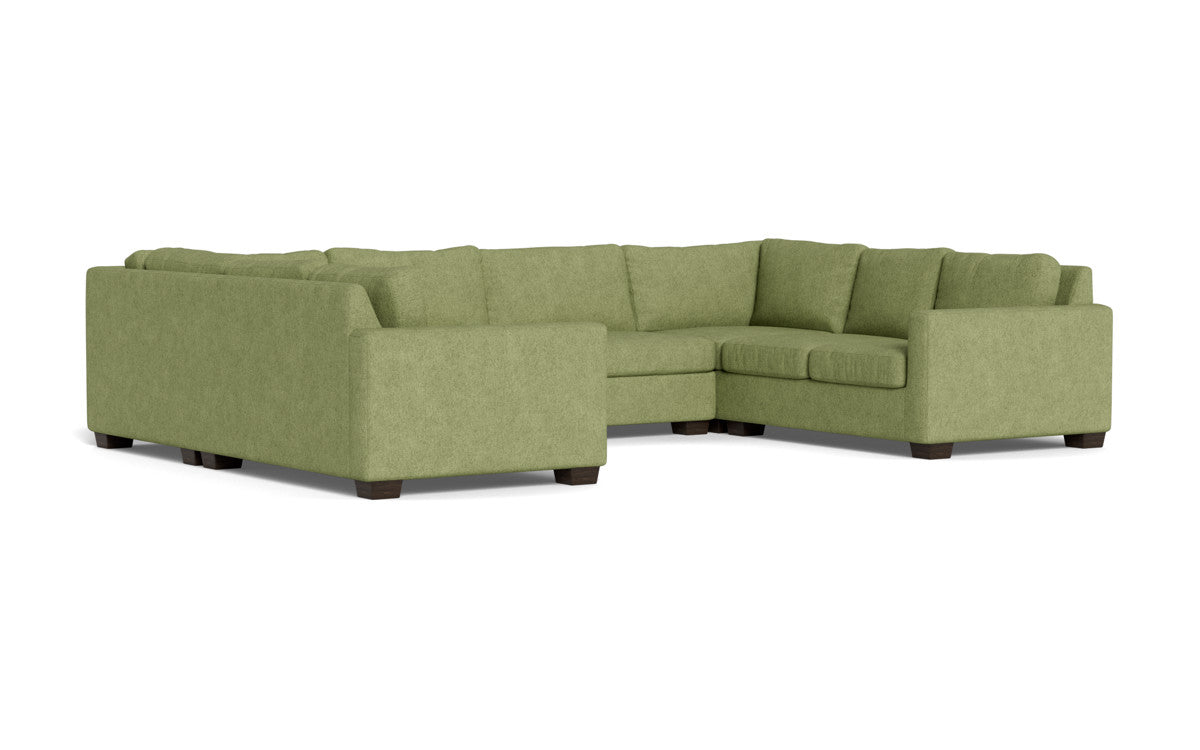 Track 141" Corner Sofa U Sectional - Elliot Celadon
