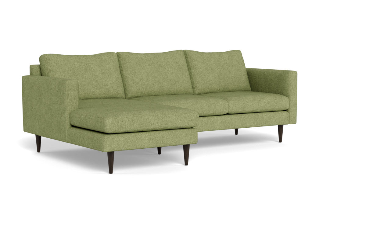 Wallace 98" Untufted Left Chaise Sectional - Elliot Celadon