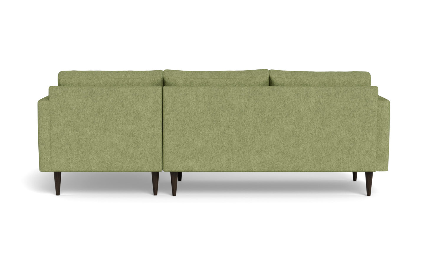 Wallace 98" Untufted Right Chaise Sectional - Elliot Celadon