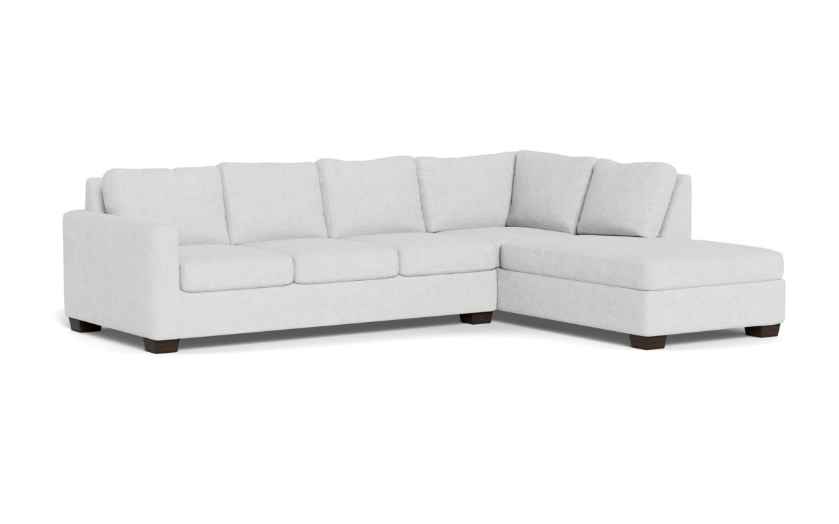 Track 121" Right Chaise Sectional - Elliot Dove
