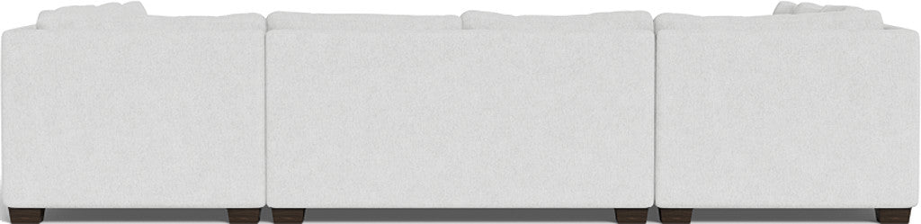 Track 141" Corner Sofa U Sectional Elliot Dove Quick Ship -