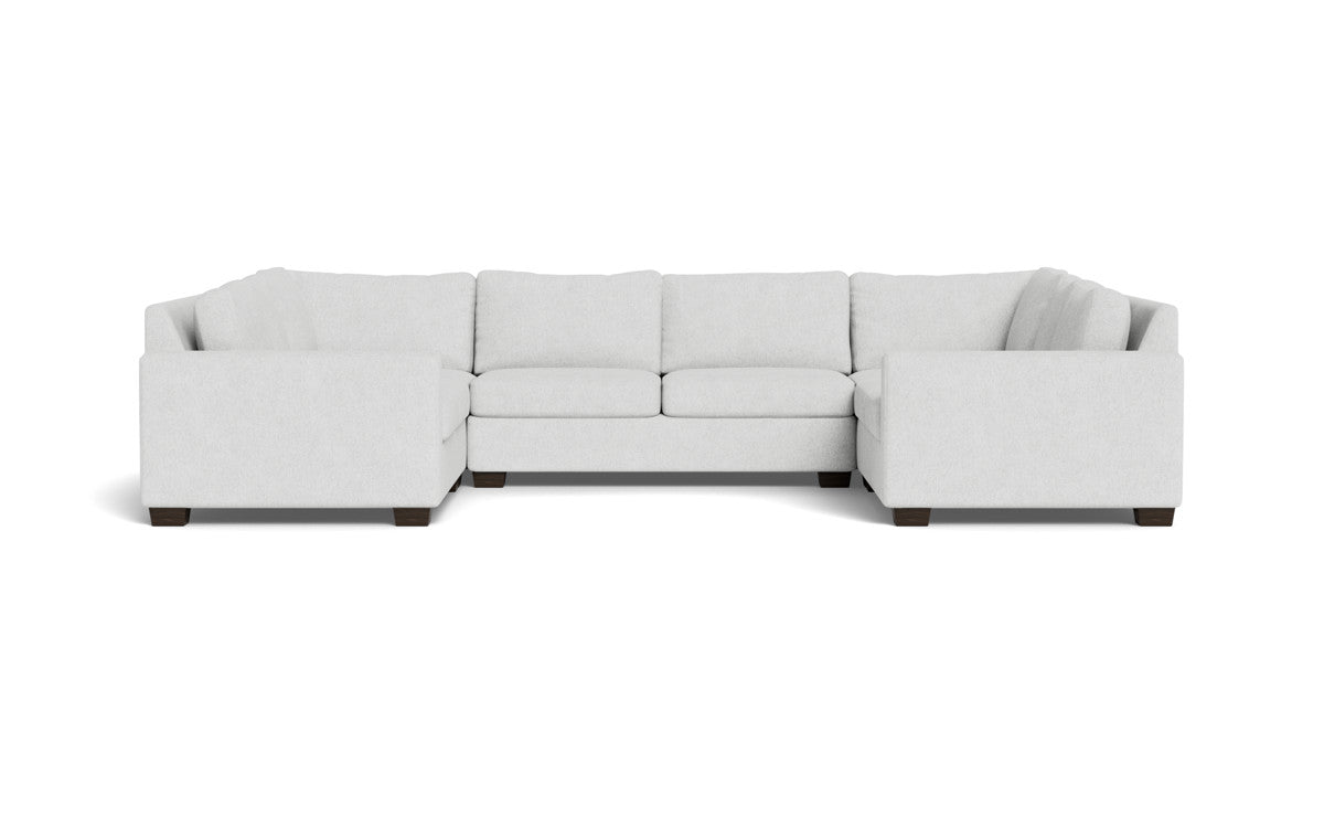 Track 141" Corner Sleeper Sofa U Sectional - Elliot Dove