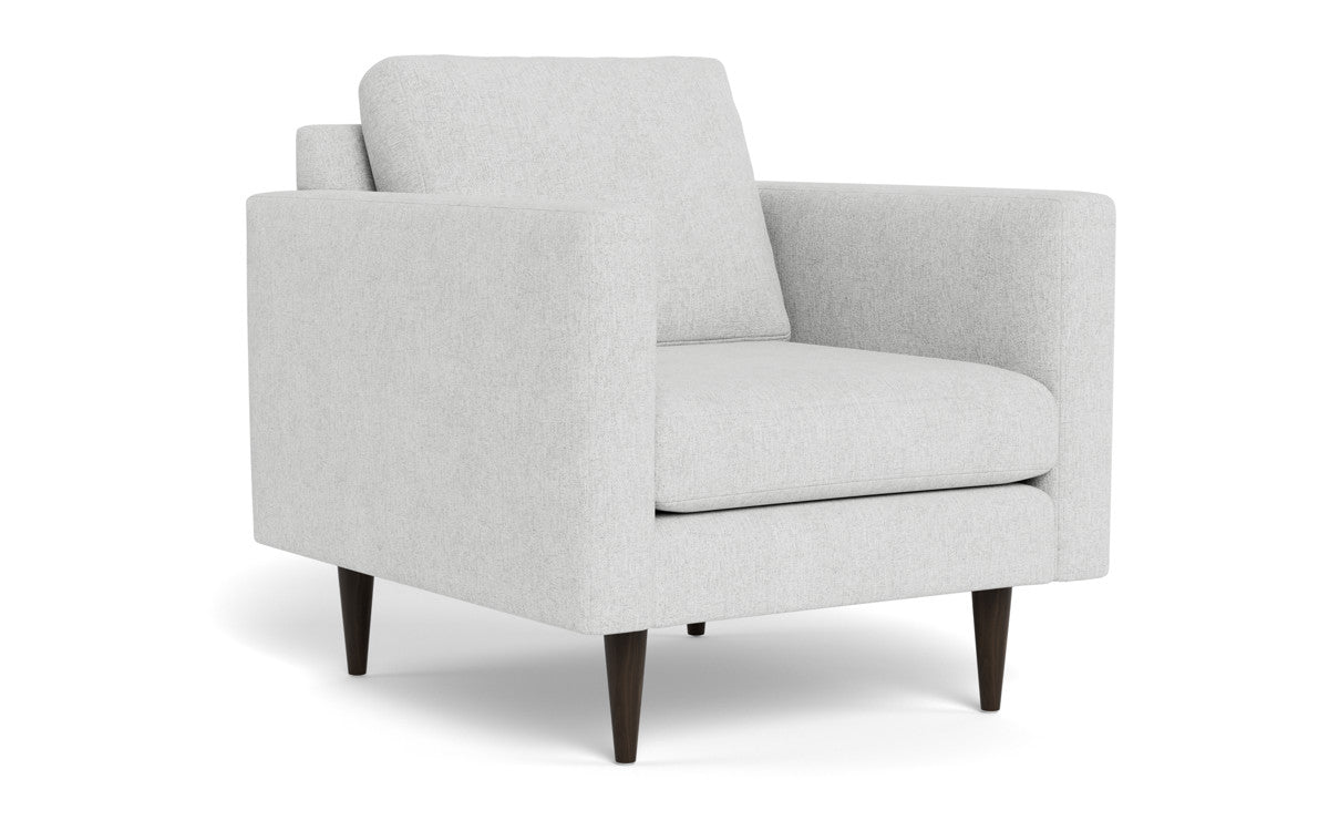 Wallace 34" Untufted Arm Chair - Elliot Dove