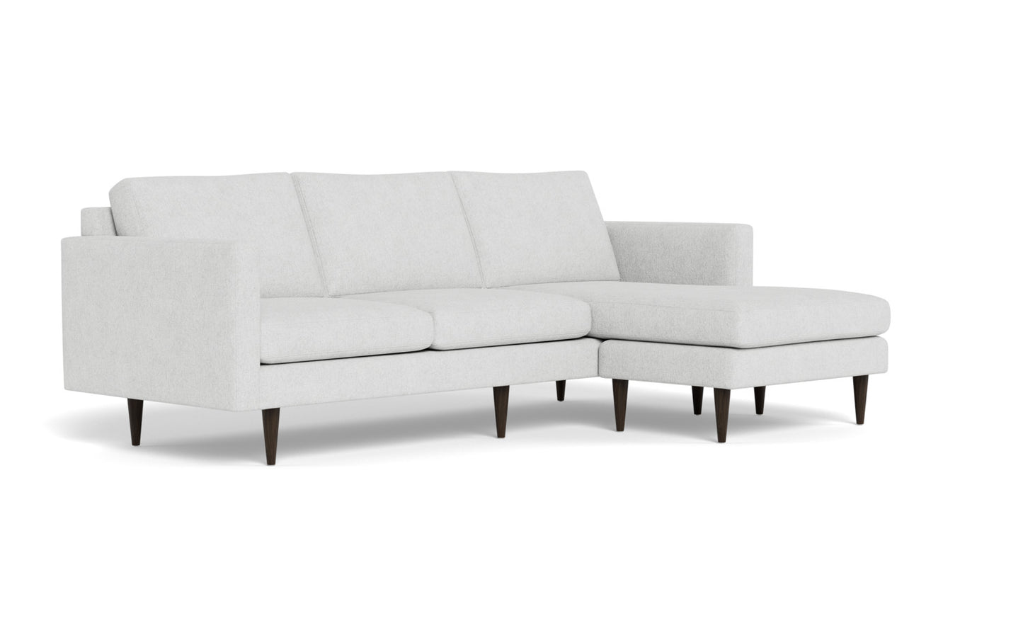 Wallace 98" Untufted Reversible Chaise Sofa - Elliot Dove