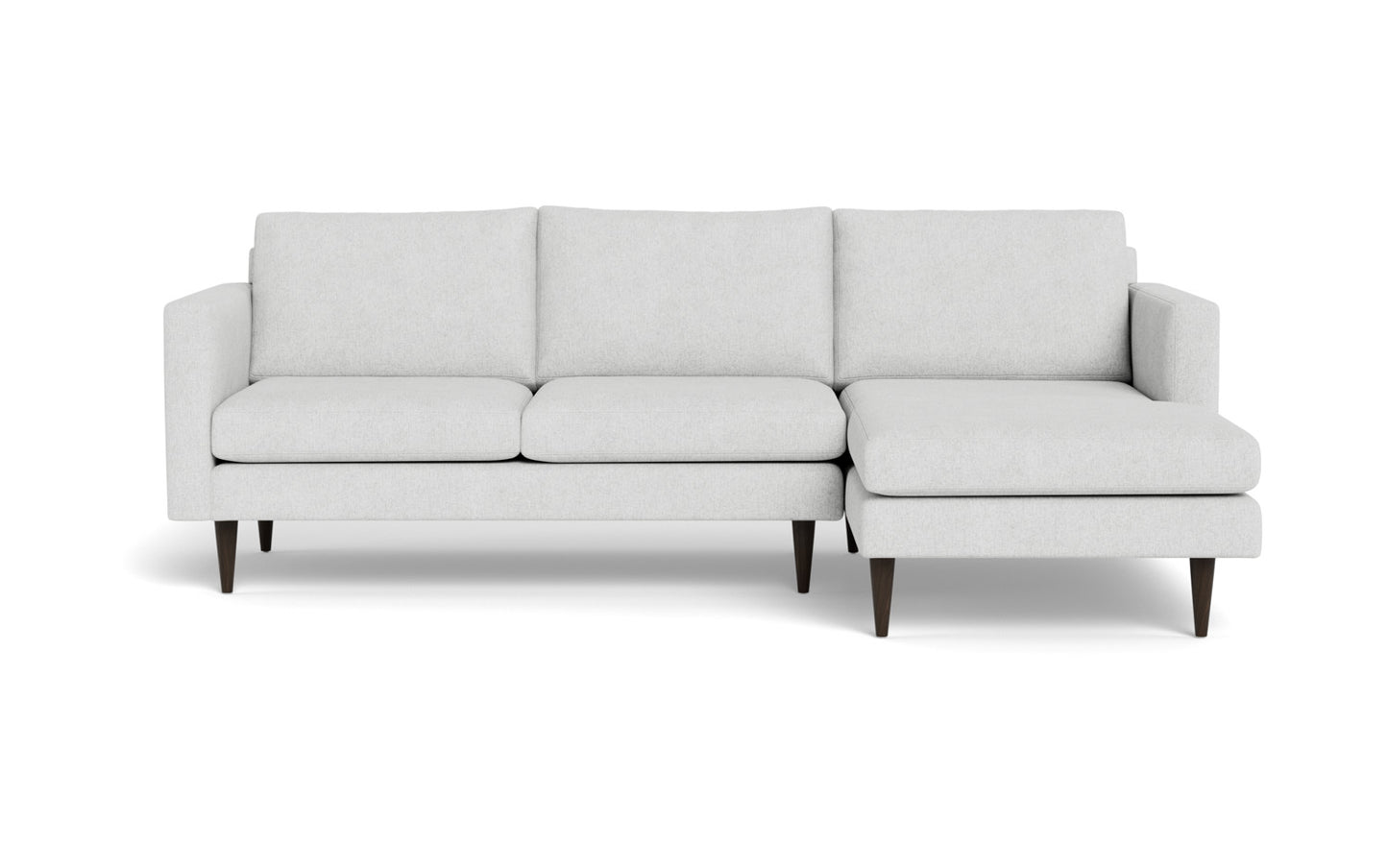 Wallace 98" Untufted Right Chaise Sectional - Elliot Celadon