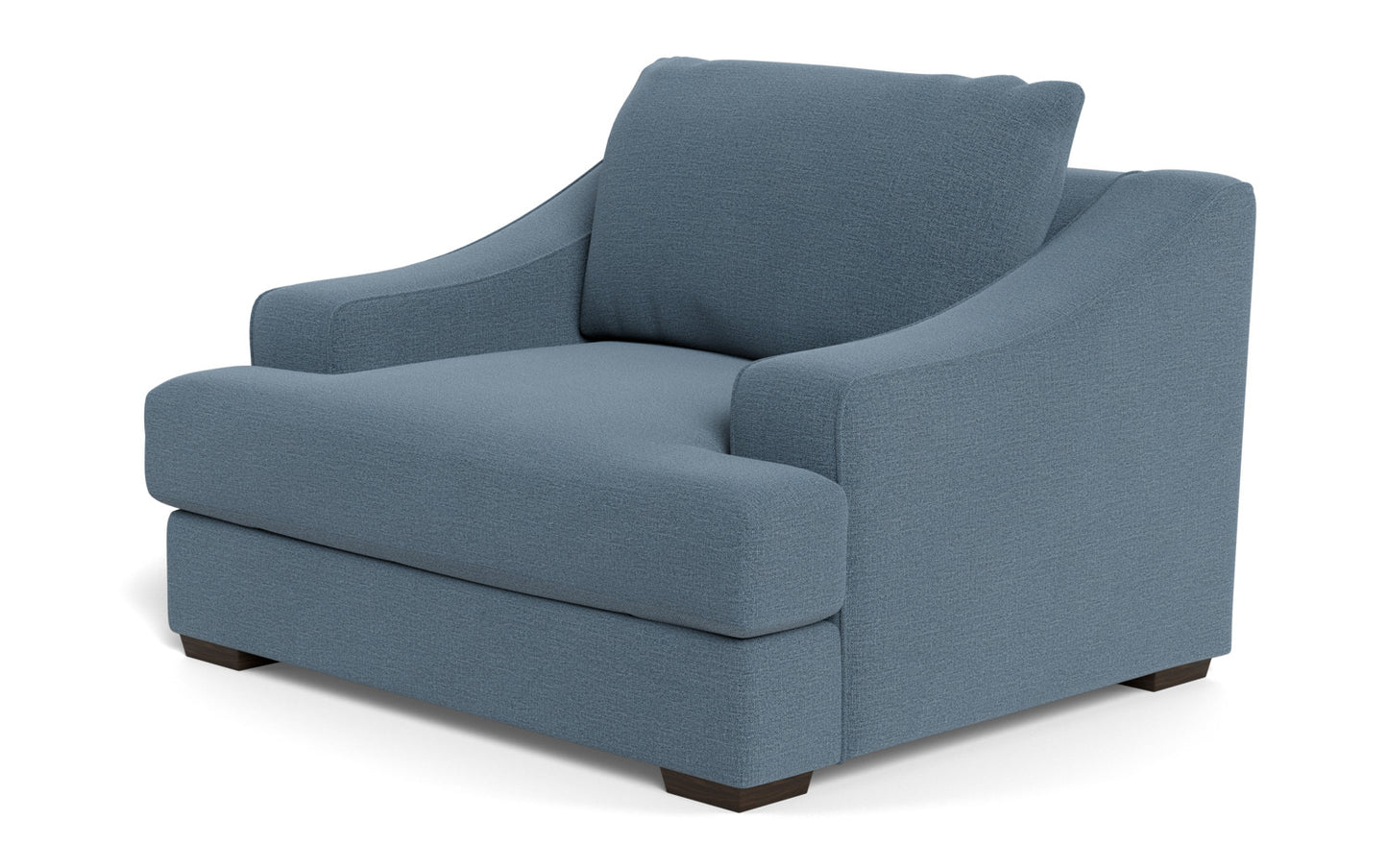 Austonian 56" Arm Chair - Elliot French Blue