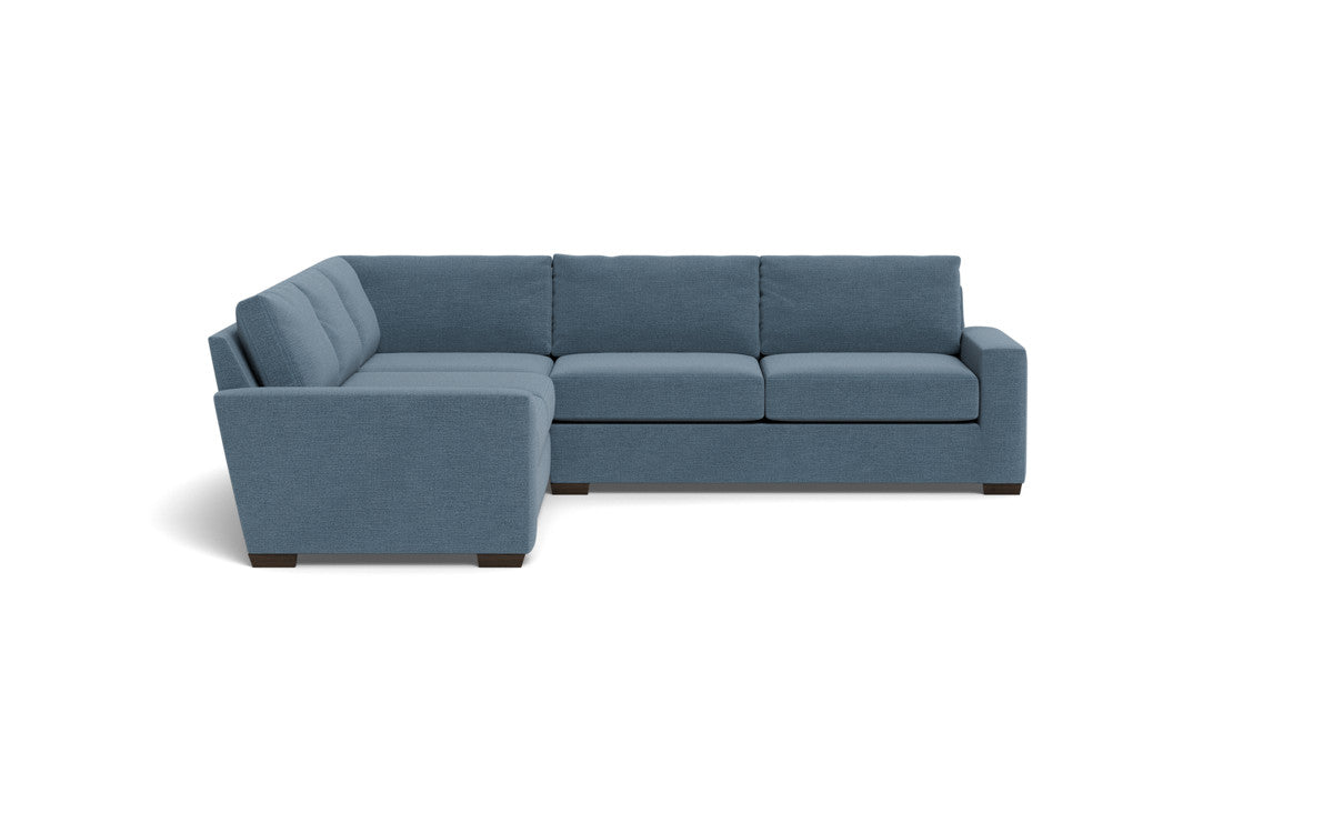 Mas Mesa 127" Deep Corner Sectional - Elliot French Blue