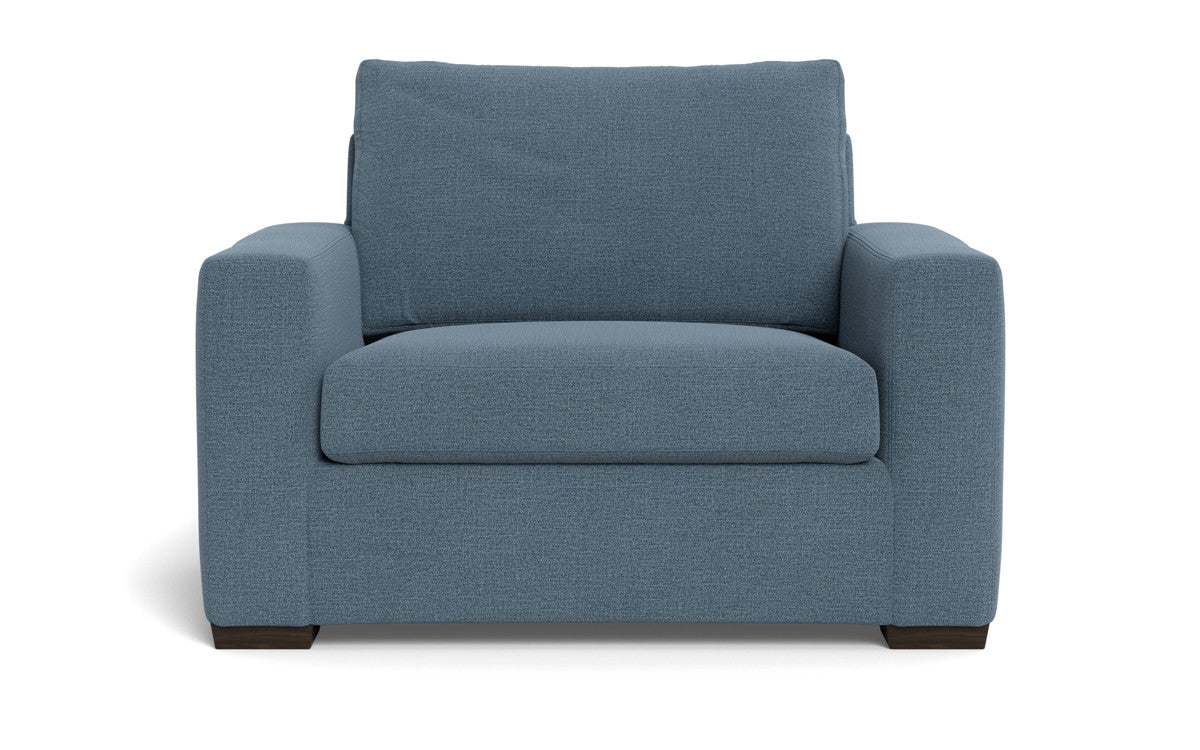 Mesa 52" Arm Chair - Elliot French Blue