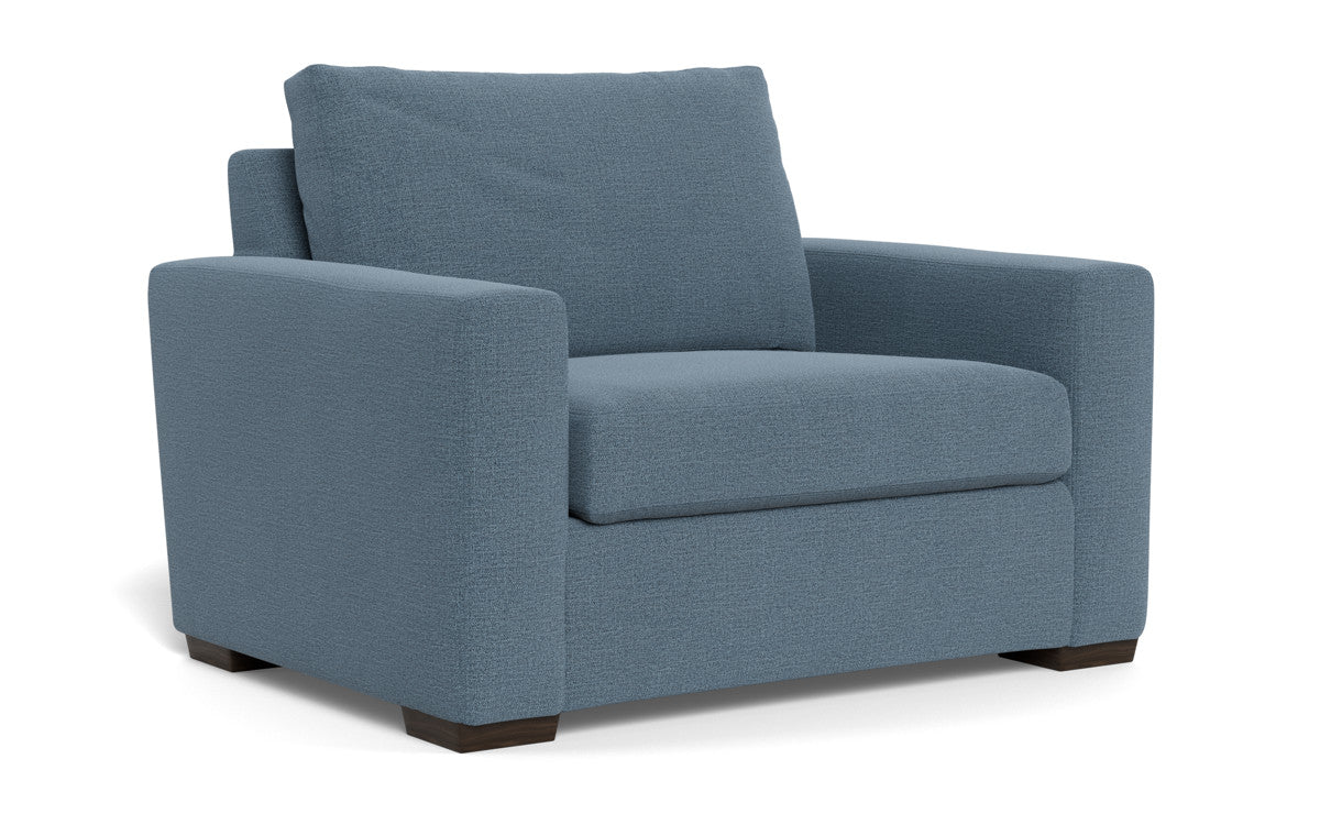 Mesa 52" Arm Chair - Elliot French Blue
