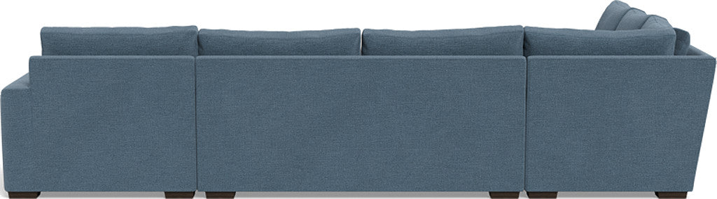 Mesa 156" Corner Sectionals w. Right Chaise - Elliot French Blue