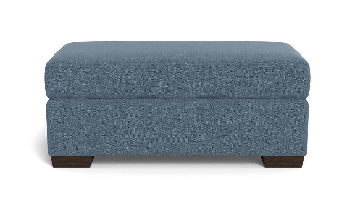 Mesa Storage Ottoman - Elliot French Blue
