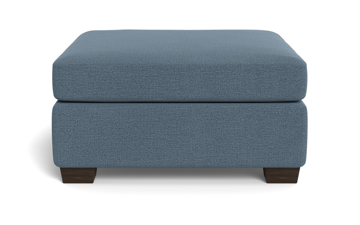 Mesa Storage Cocktail Ottoman - Elliot French Blue